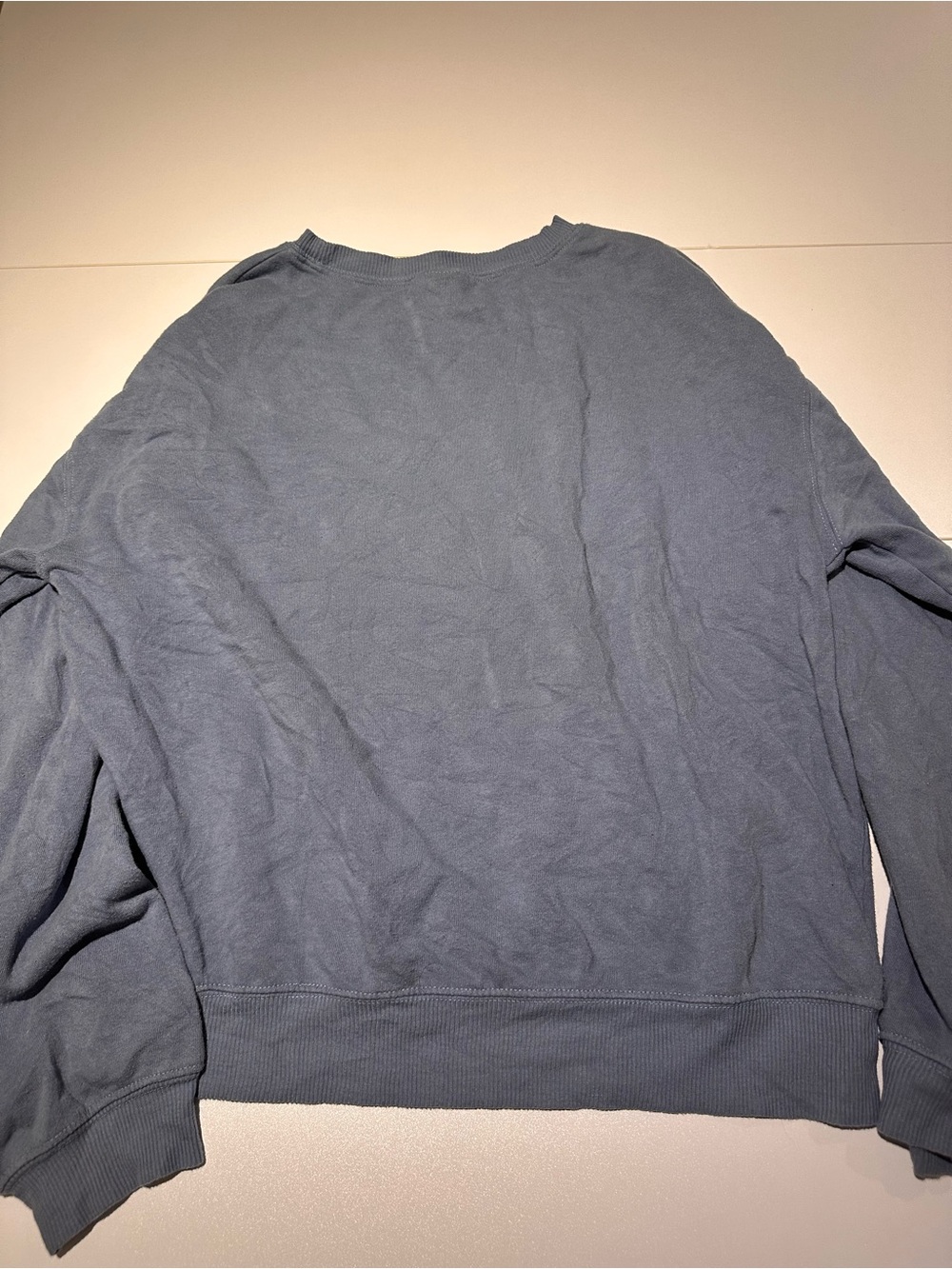 FRIENDS Slate Blue Crewneck with Multicolor Skyline Graphic - Picture 3 of 7